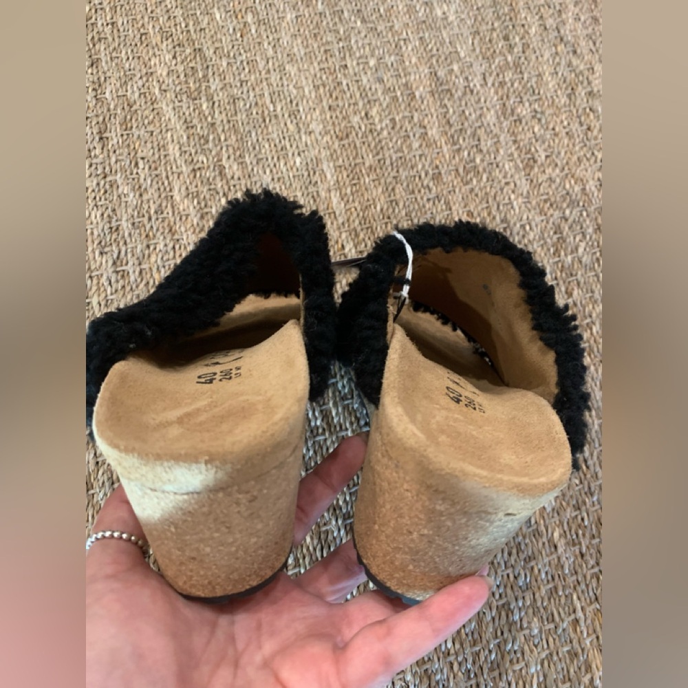 Birkenstock Papillo Sherpa Heeled Sandals size 9 - Picture 6 of 11
